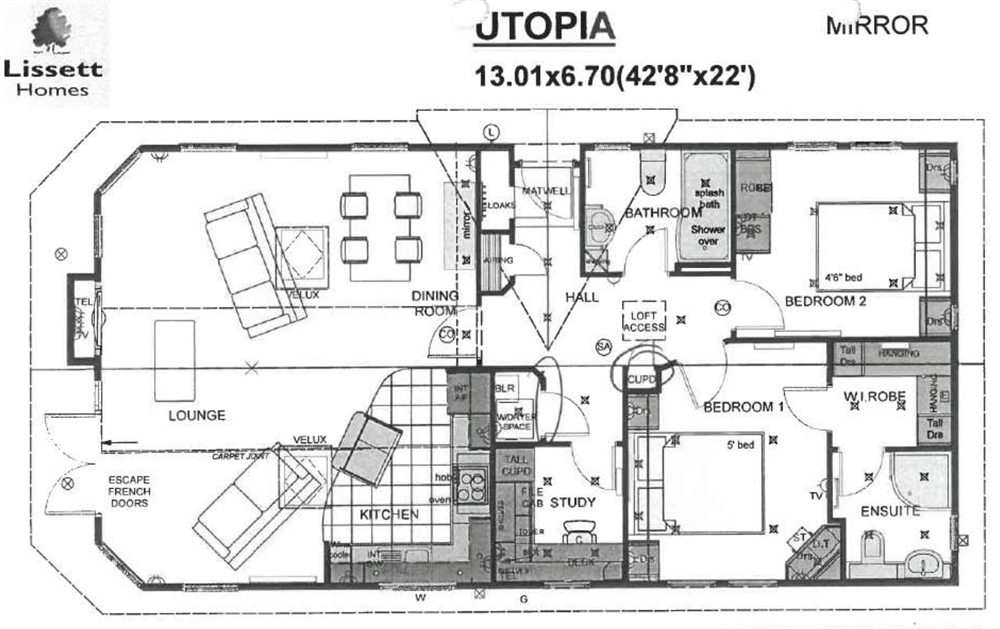 Lissett Utopia Floorplan
