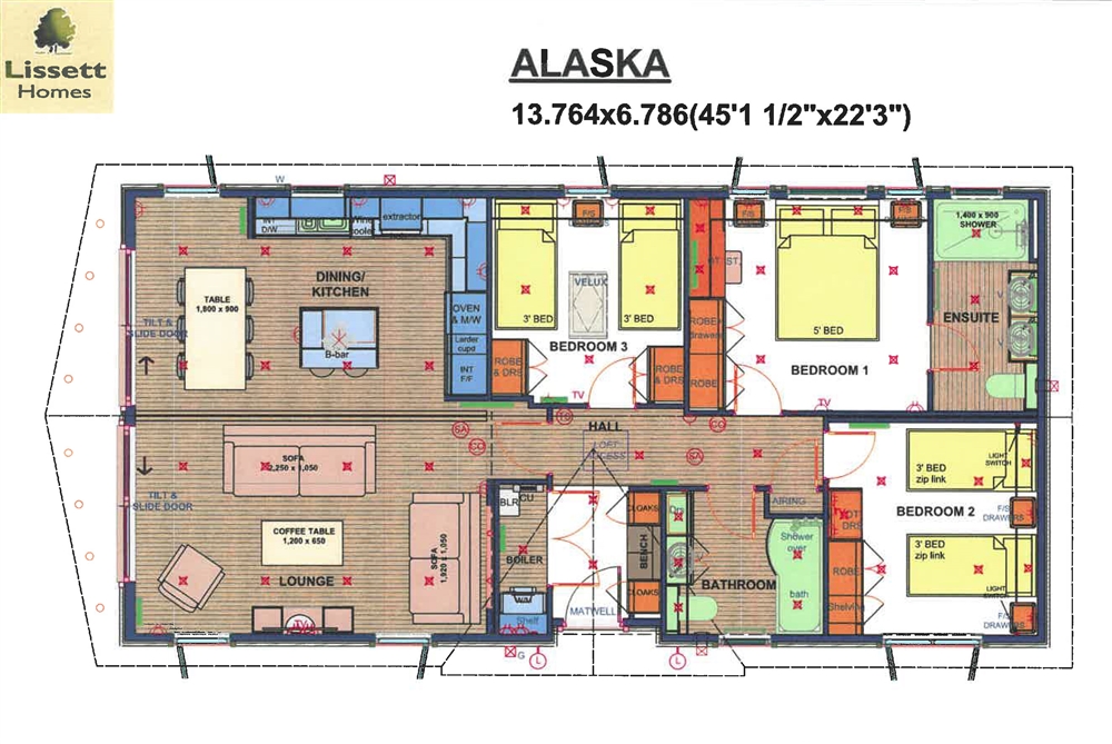 Lissett Alaska Floorplan